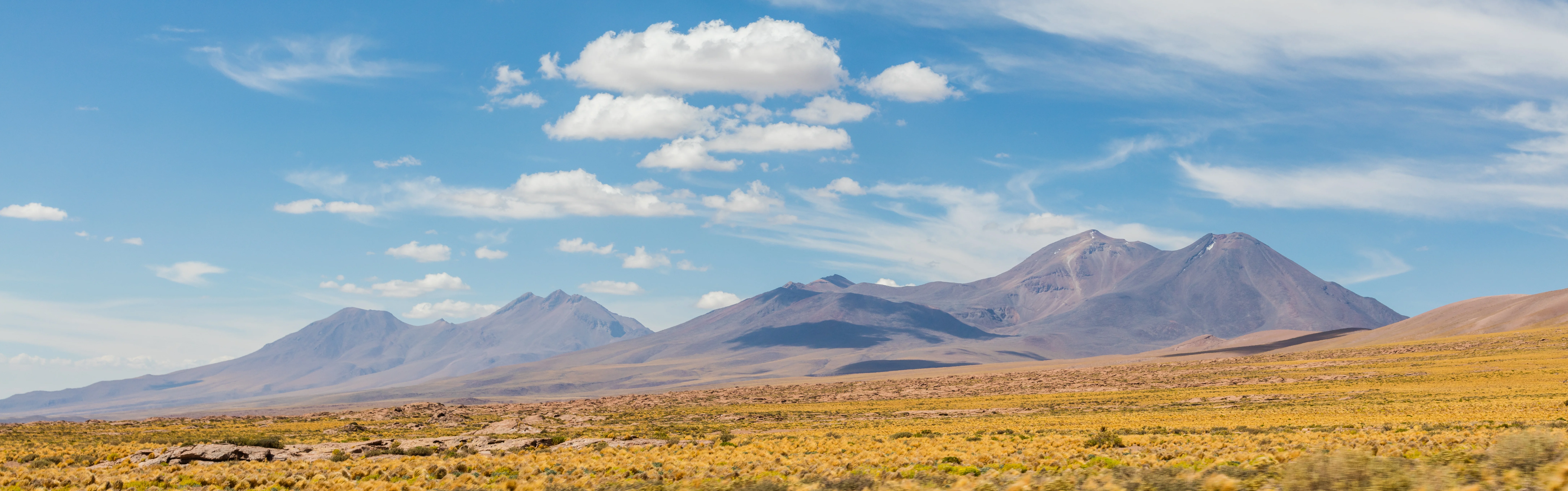Paisaje del desierto en San Pedro de Atacama