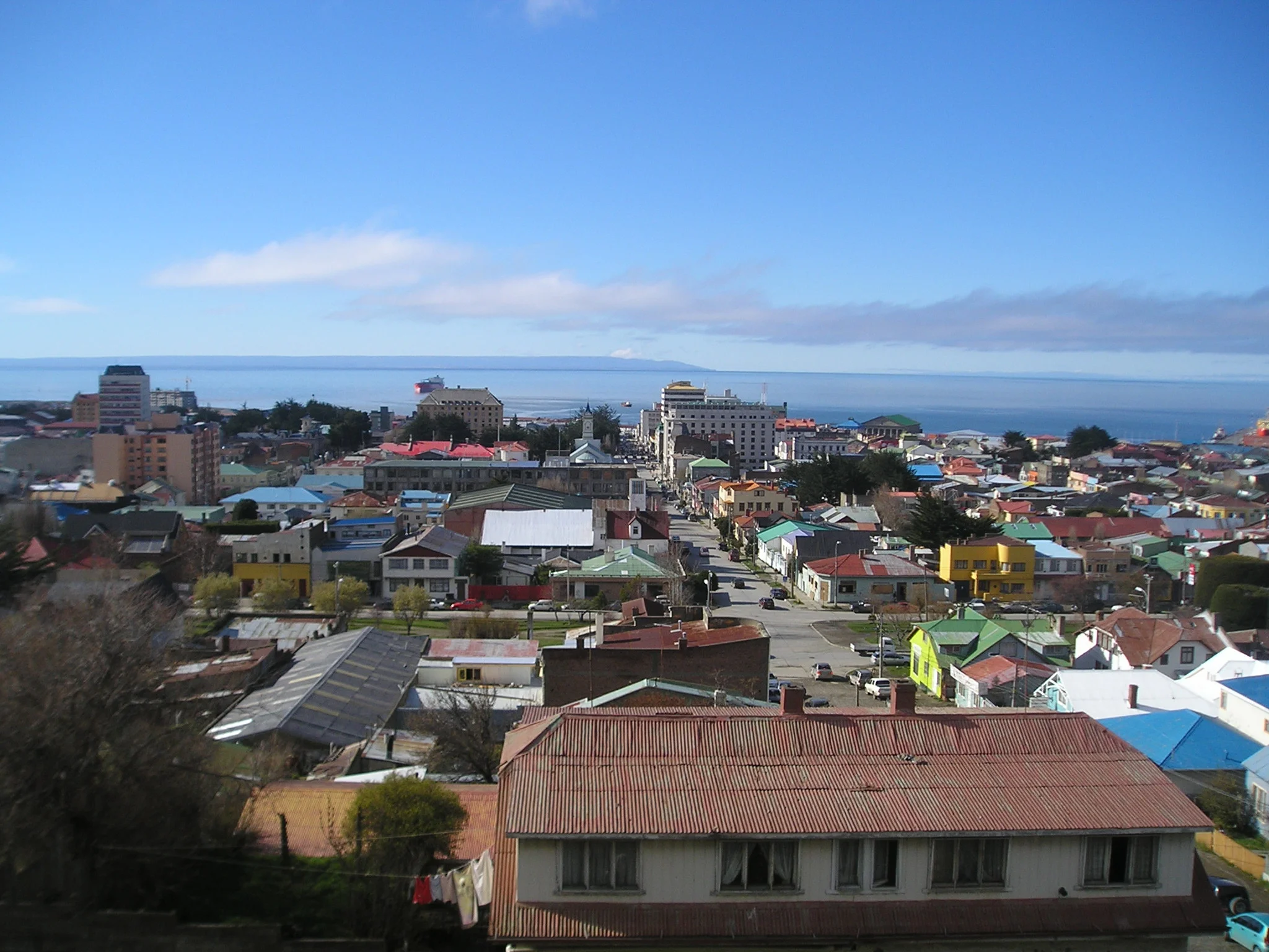 Punta Arenas en la región de Magallanes