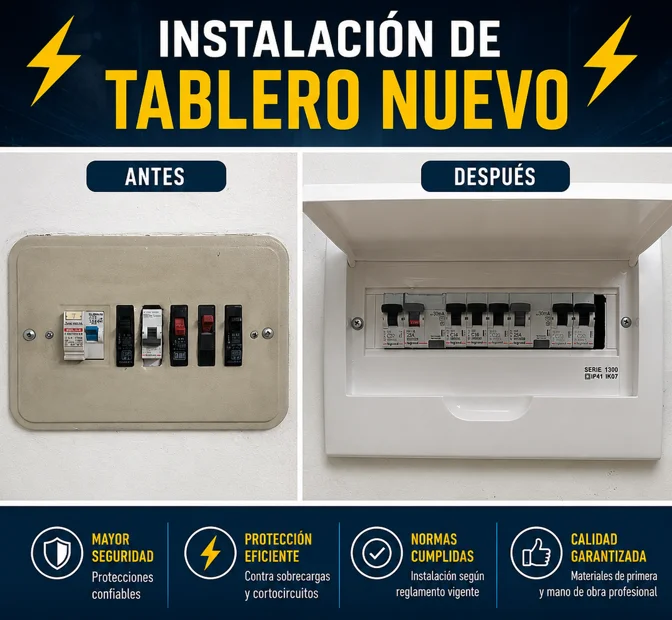 Tablero eléctrico comercial
