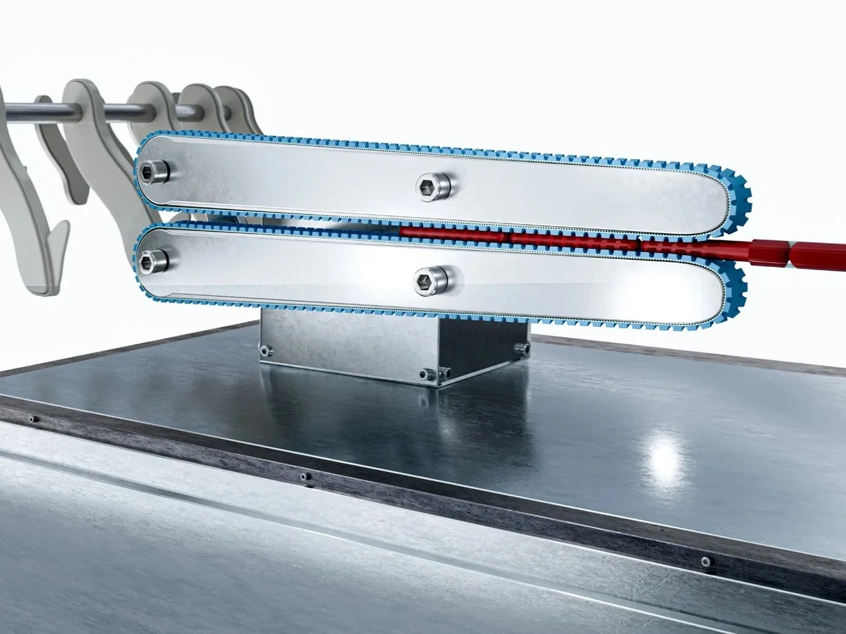 Correas dentadas Esband para el transporte de embutidos