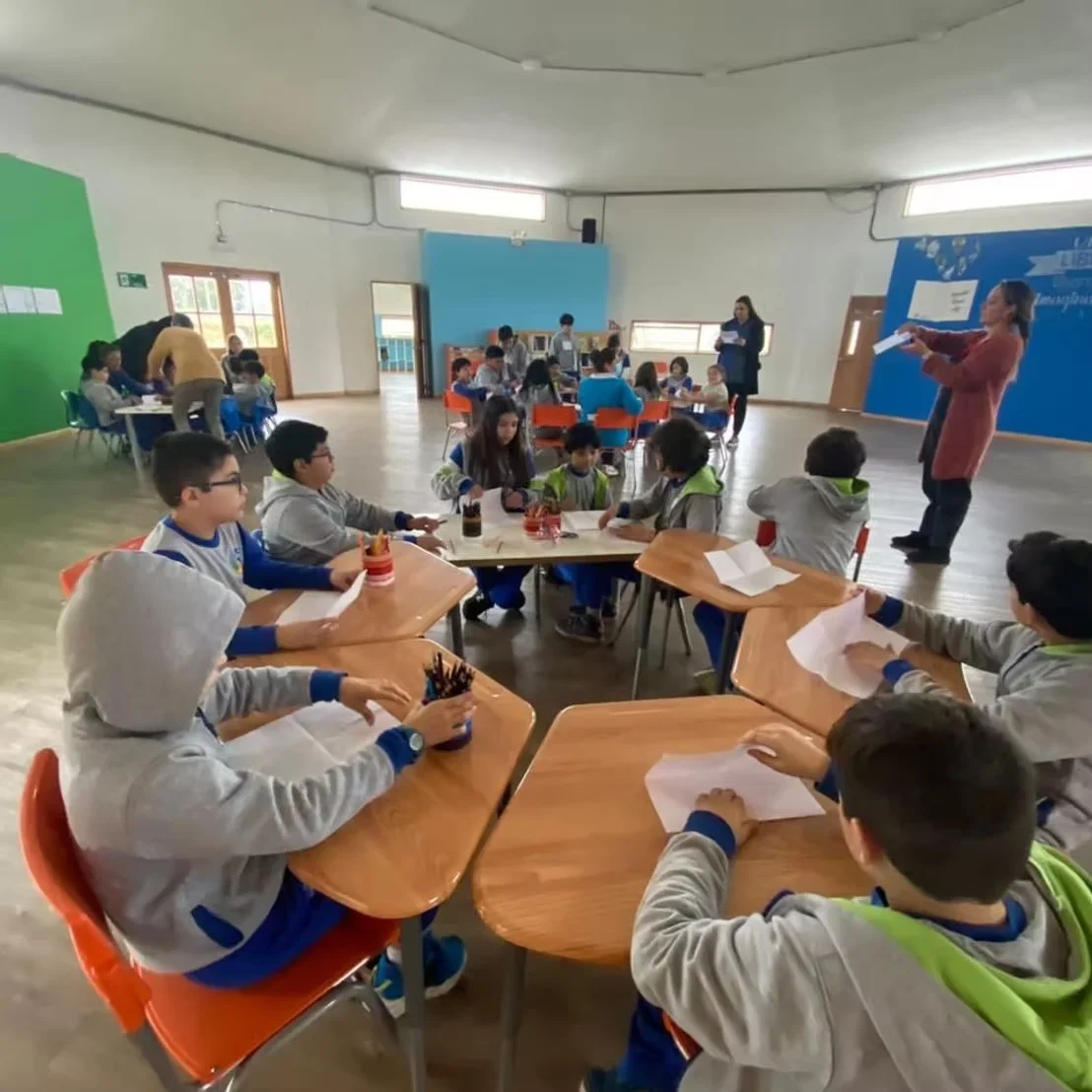 Estudiantes del Colegio Campos del Ranco