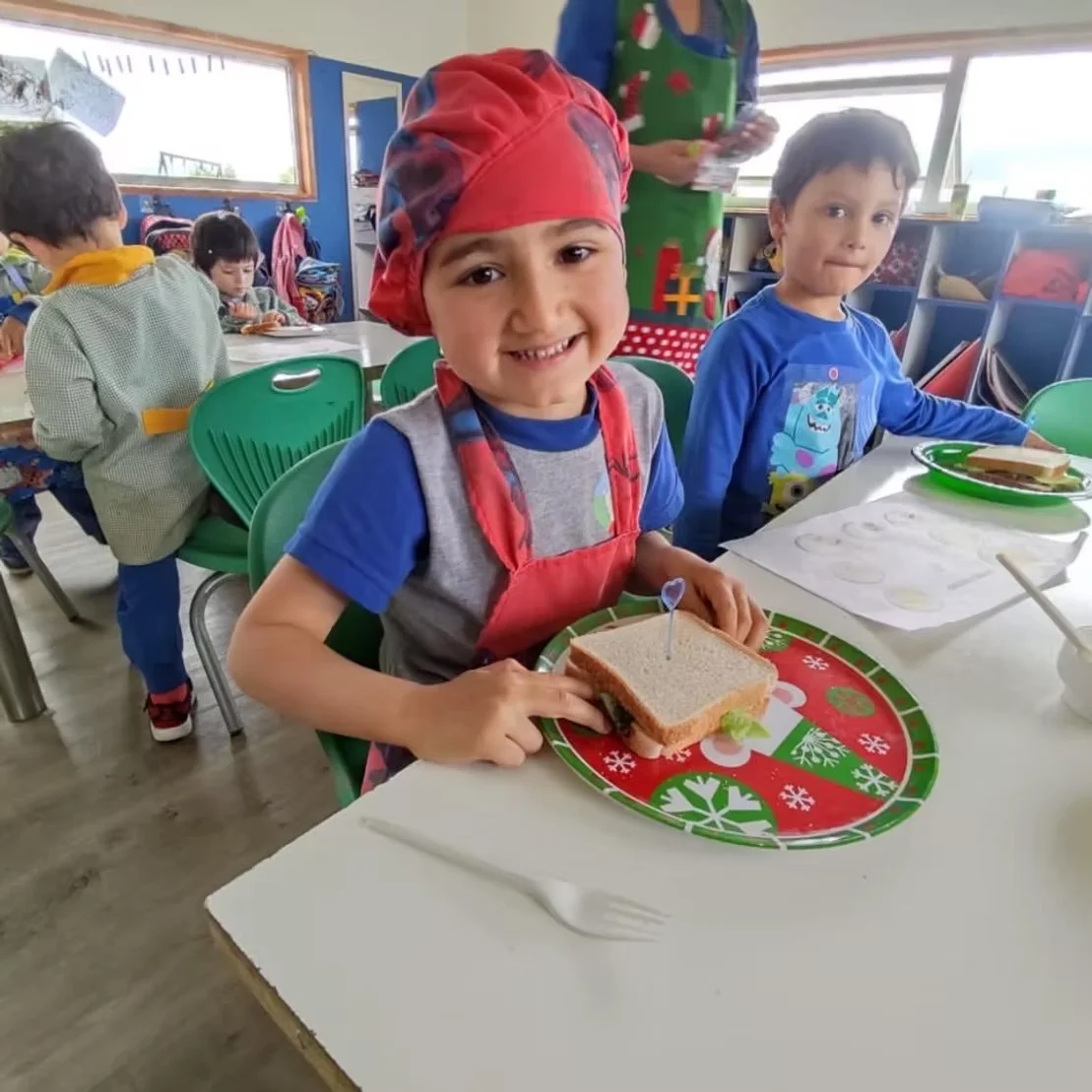 Estudiantes del Colegio Campos del Ranco