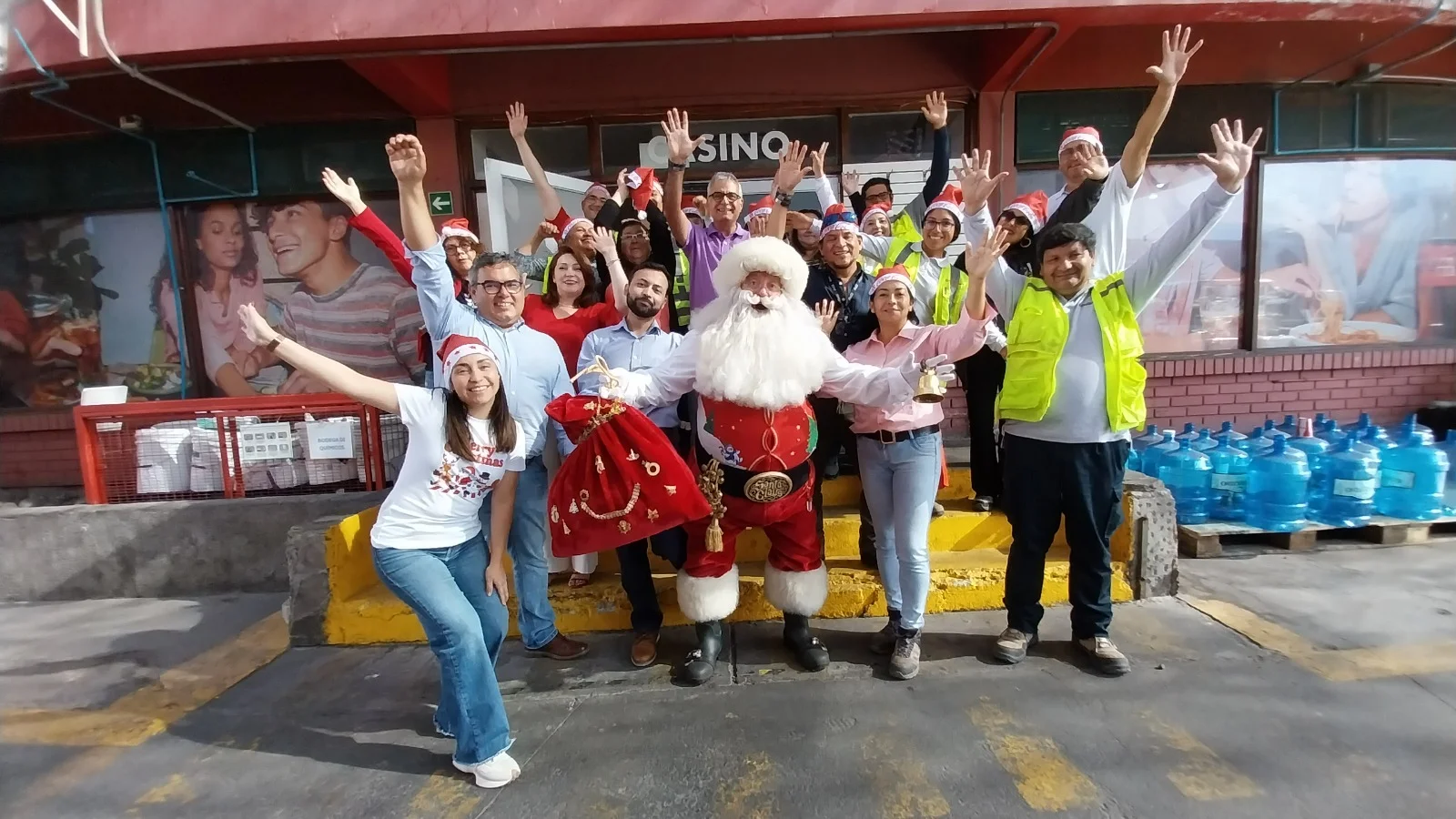 El Viejito Pascuero en evento