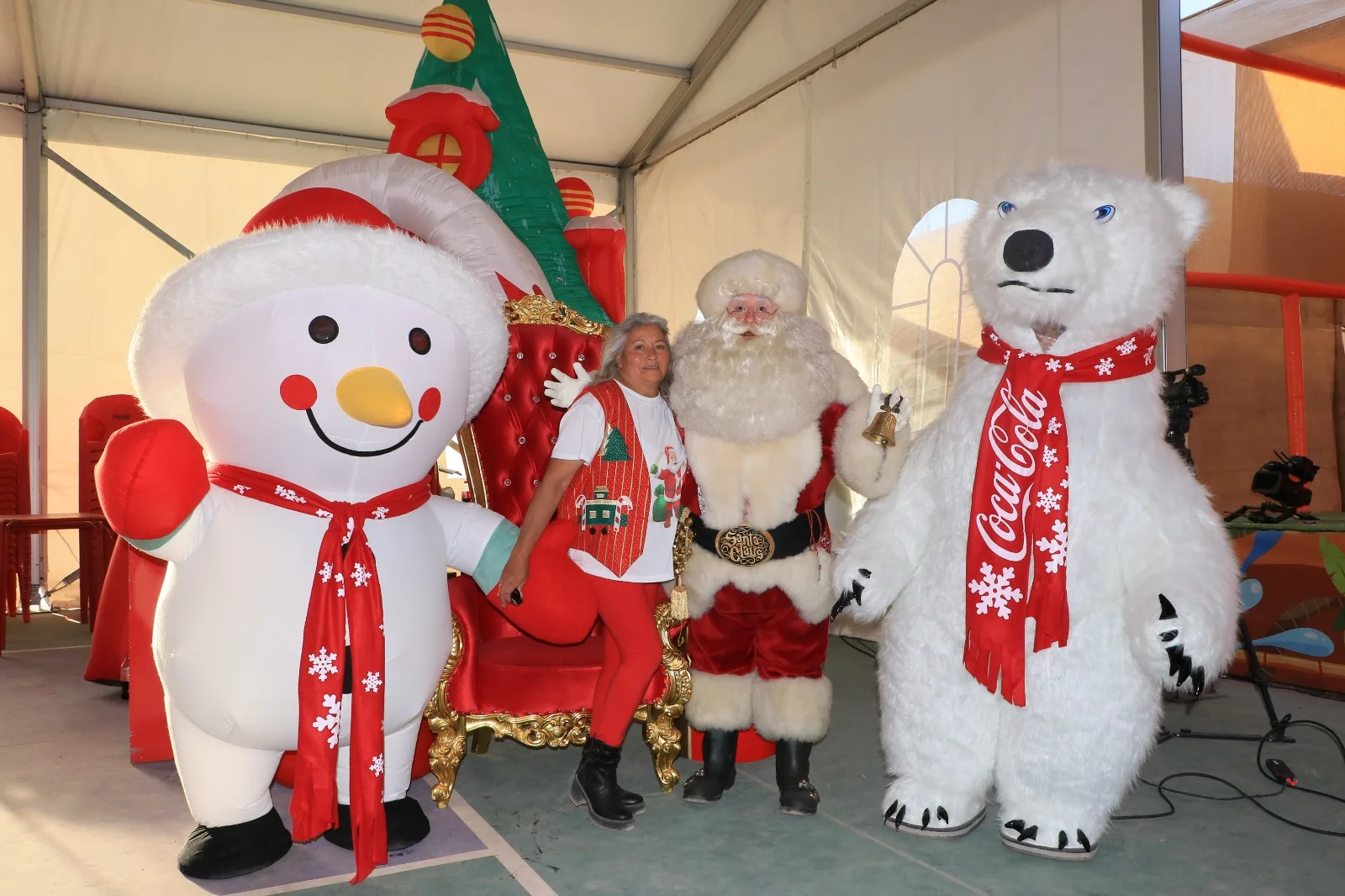 Viejito Pascuero en familia