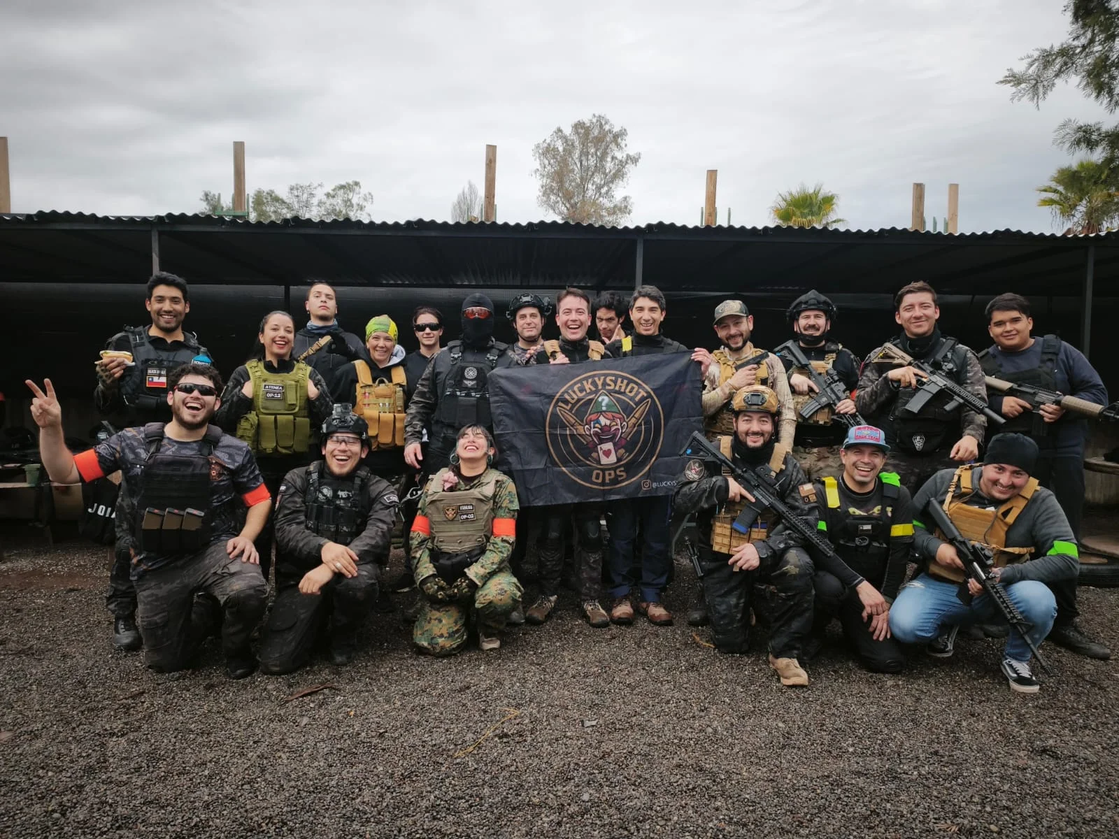 Cumpleaños en cancha de airsoft